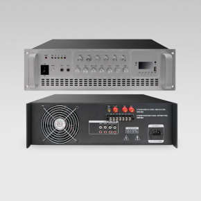 3U超大功率六分區獨控帶液晶顯示屏定壓功放